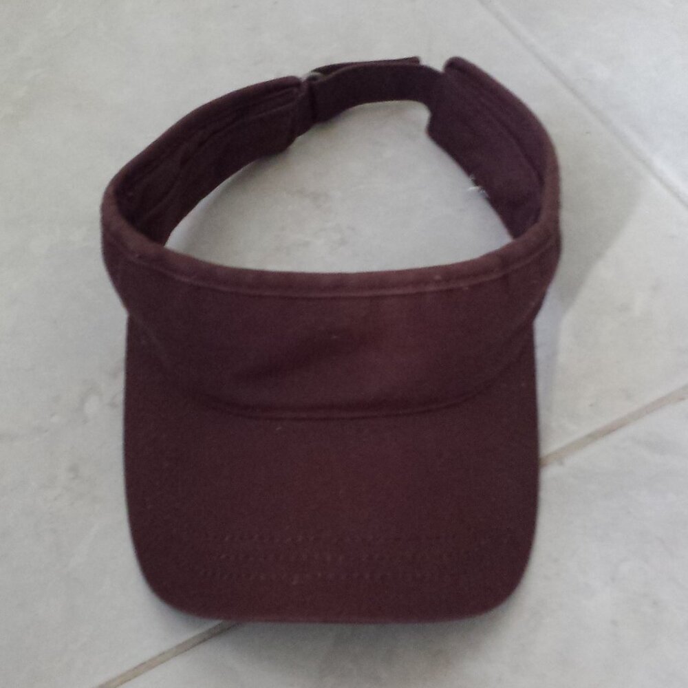 Brown Adjustable Visor